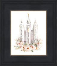 Load image into Gallery viewer, Salt Lake City Temple Floral Textured

