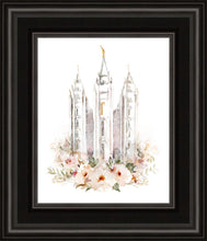 Load image into Gallery viewer, Salt Lake City Temple Floral Textured
