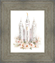 Load image into Gallery viewer, Salt Lake City Temple Floral Textured
