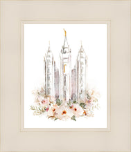 Load image into Gallery viewer, Salt Lake City Temple Floral Textured
