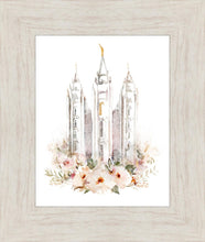 Load image into Gallery viewer, Salt Lake City Temple Floral Textured

