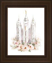 Load image into Gallery viewer, Salt Lake City Temple Floral Textured
