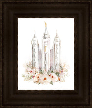 Load image into Gallery viewer, Salt Lake City Temple Floral Textured
