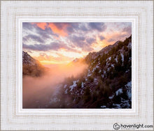 Load image into Gallery viewer, American Fork Canyon From Mutual Dell Open Edition Print / 10 X 8 Frame V 13.75 11.75 Art
