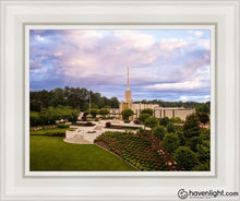 Load image into Gallery viewer, Atlanta From On High Open Edition Canvas / 11 X 14 White Frame Art
