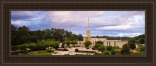 Load image into Gallery viewer, Atlanta From On High Open Edition Canvas / 12 X 36 Brown Frame Art
