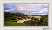 Load image into Gallery viewer, Atlanta From On High Open Edition Canvas / 15 X 30 White Frame Art
