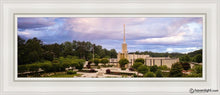 Load image into Gallery viewer, Atlanta From On High Open Edition Canvas / 8 X 24 White Frame Art
