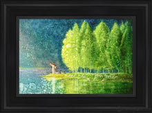 Load image into Gallery viewer, Beside Still Waters Open Edition Canvas / 12 X 18 Black Frame Art
