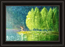 Load image into Gallery viewer, Beside Still Waters Open Edition Canvas / 20 X 30 Black Frame Art
