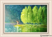 Load image into Gallery viewer, Beside Still Waters Open Edition Canvas / 20 X 30 White Frame Art
