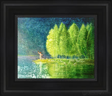 Load image into Gallery viewer, Beside Still Waters Open Edition Canvas / 8 X 10 Black Frame Art
