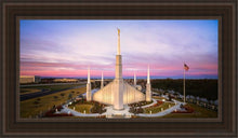 Load image into Gallery viewer, Boise Sunrise Aerial Open Edition Canvas / 15 X 30 Brown Frame Art
