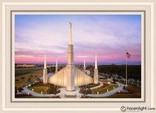Load image into Gallery viewer, Boise Sunrise Aerial Open Edition Canvas / 20 X 30 White Frame Art
