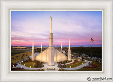 Load image into Gallery viewer, Boise Sunrise Aerial Open Edition Canvas / 24 X 36 White Frame Art
