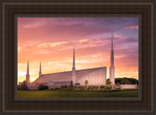 Load image into Gallery viewer, Boise Sunset Open Edition Canvas / 14 X 21 Brown Frame Art
