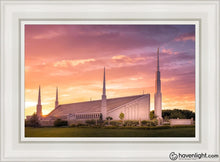 Load image into Gallery viewer, Boise Sunset Open Edition Canvas / 14 X 21 White Frame Art
