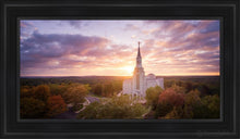 Load image into Gallery viewer, Boston Aerial Evening Open Edition Canvas / 15 X 30 Black Frame Art
