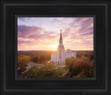 Load image into Gallery viewer, Boston Aerial Evening Open Edition Canvas / 8 X 10 Black Frame Art

