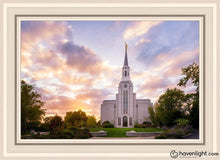 Load image into Gallery viewer, Boston Sunset Open Edition Canvas / 20 X 30 White Frame Art
