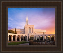 Load image into Gallery viewer, Bountiful Pastel Sunset Open Edition Canvas / 11 X 14 Brown Frame Art
