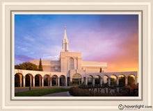 Load image into Gallery viewer, Bountiful Pastel Sunset Open Edition Canvas / 20 X 30 White Frame Art
