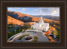 Load image into Gallery viewer, Bountiful - Winter Meets Fall Open Edition Canvas / 14 X 21 Brown Frame Art
