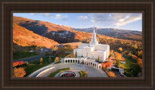 Load image into Gallery viewer, Bountiful - Winter Meets Fall Open Edition Canvas / 15 X 30 Brown Frame Art
