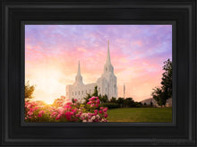 Load image into Gallery viewer, Brigham City Spring Open Edition Canvas / 12 X 18 Black Frame Art
