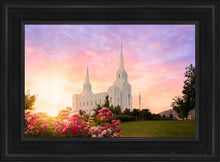 Load image into Gallery viewer, Brigham City Spring Open Edition Canvas / 14 X 21 Black Frame Art
