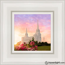 Load image into Gallery viewer, Brigham City Spring Open Edition Canvas / 6 X White Frame Art
