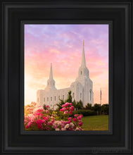 Load image into Gallery viewer, Brigham City Spring Open Edition Canvas / 8 X 10 Black Frame Art

