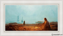 Load image into Gallery viewer, By The Shore Open Edition Canvas / 15 X 30 White Frame Art
