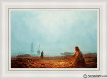 Load image into Gallery viewer, By The Shore Open Edition Canvas / 24 X 36 White Frame Art
