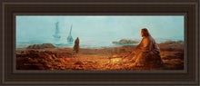 Load image into Gallery viewer, By The Shore Open Edition Canvas / 8 X 24 Brown Frame Art

