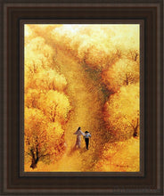 Load image into Gallery viewer, By Your Side Open Edition Canvas / 11 X 14 Brown Frame Art
