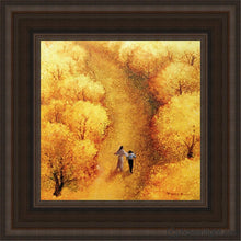 Load image into Gallery viewer, By Your Side Open Edition Canvas / 12 X Brown Frame Art
