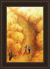 Load image into Gallery viewer, By Your Side Open Edition Canvas / 24 X 36 Brown Frame Art
