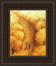 Load image into Gallery viewer, By Your Side Open Edition Canvas / 8 X 10 Brown Frame Art
