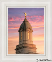 Load image into Gallery viewer, Cedar City Beacon Of Light Open Edition Canvas / 11 X 14 White Frame Art
