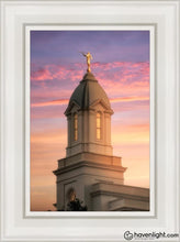 Load image into Gallery viewer, Cedar City Beacon Of Light Open Edition Canvas / 12 X 18 White Frame Art
