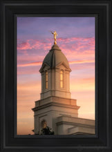 Load image into Gallery viewer, Cedar City Beacon Of Light Open Edition Canvas / 14 X 21 Black Frame Art
