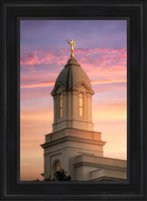 Load image into Gallery viewer, Cedar City Beacon Of Light Open Edition Canvas / 24 X 36 Black Frame Art
