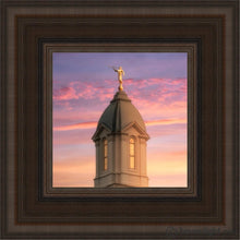 Load image into Gallery viewer, Cedar City Beacon Of Light Open Edition Canvas / 6 X Brown Frame Art
