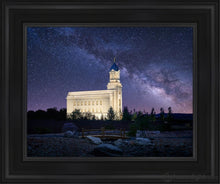 Load image into Gallery viewer, Cedar City Celestial Open Edition Canvas / 11 X 14 Black Frame Art
