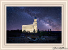 Load image into Gallery viewer, Cedar City Celestial Open Edition Canvas / 20 X 30 White Frame Art
