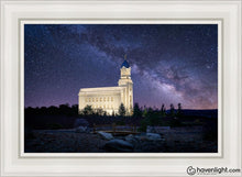 Load image into Gallery viewer, Cedar City Celestial Open Edition Canvas / 24 X 36 White Frame Art
