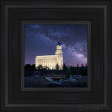 Load image into Gallery viewer, Cedar City Celestial Open Edition Canvas / 6 X Black Frame Art
