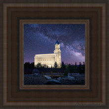 Load image into Gallery viewer, Cedar City Celestial Open Edition Canvas / 6 X Brown Frame Art
