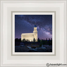 Load image into Gallery viewer, Cedar City Celestial Open Edition Canvas / 6 X White Frame Art
